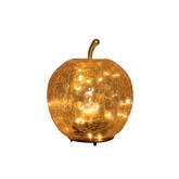 Appel USB crackle 17x15cm amber - afbeelding 1