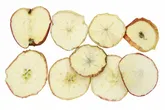 Appelschijfjes 9 stuks rood