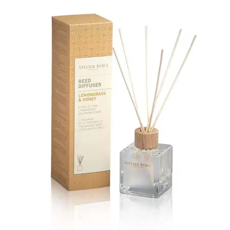 Atelier Rebul Lemongrass & Honey Geurstokjes - 120ml