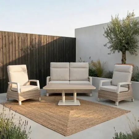 Athene loungeset met 2-zitsbank (sintered stone) - afbeelding 5