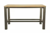Atlanta bartafel L 180 x B 100 x H 105 cm espresso