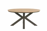 Atlanta tafel D150cm espresso