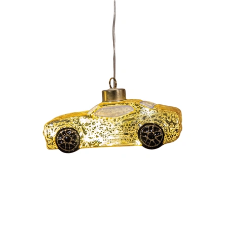 Auto led glas 15x7.5cm goud
