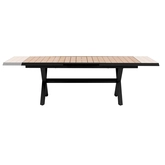 Bahia uitschuifbare tafel 204/264x100cm zwart - afbeelding 5