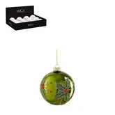 Bal glas groen  d10cm