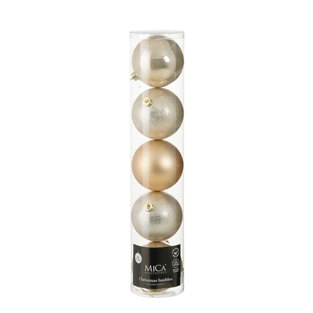 Bal onbreekbaar creme 5 stuks - d15cm
