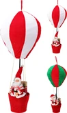 Ballon Met Kerstman (1 stuk, div. soorten) - afbeelding 1