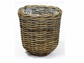 Basket Rattan D29H30CM Grey MT1