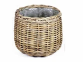 Basket Round D38H33CM Grey
