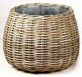 Van der Leeden Basket Round D58H43CM Grey