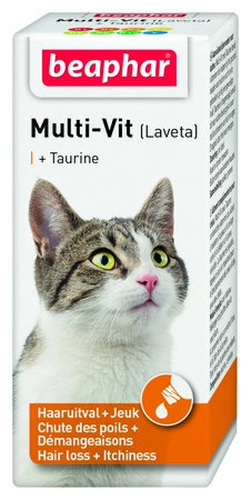 Beaphar Multi-Vit kat met taurine 20ml