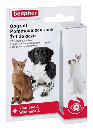 Beaphar oogzalf hond/kat/knaagdier 5ml