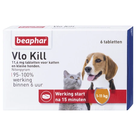 BEAPHAR VLOKILL+ H/K TOT 11 KG