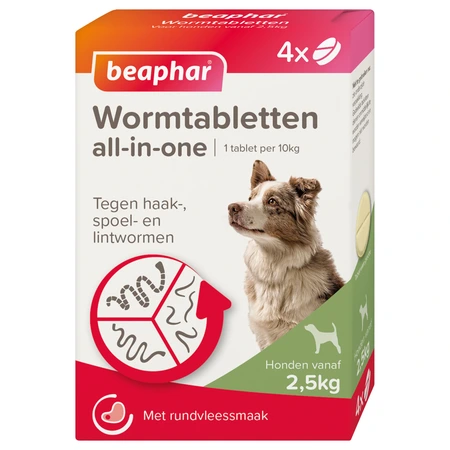 BEAPHAR WORMT A-I-O H 2.5-40KG