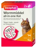 Beaphar Wormmiddel All-in-One kat 2 tabletten