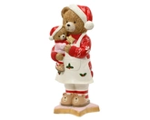 Beer polyresin L32b32.50h75cm rood