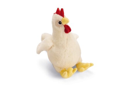 Beeztees Kip Tobi - Hondenspeelgoed - Pluche - 26x25x12 cm
