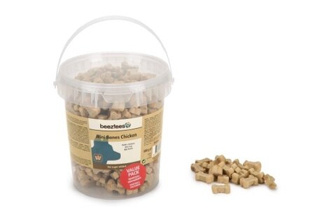 Beeztees Mini Bones Chicken - Hondensnack - Voordeel - 500 gram