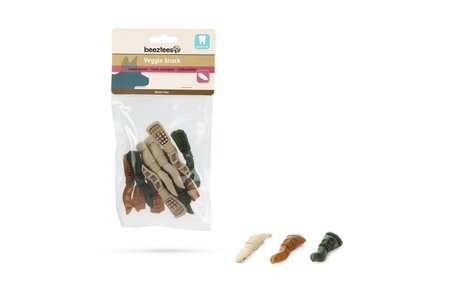 Beeztees Veggie Tandpasta Mix - Hondensnack - 7,5 cm - 12ST - afbeelding 1