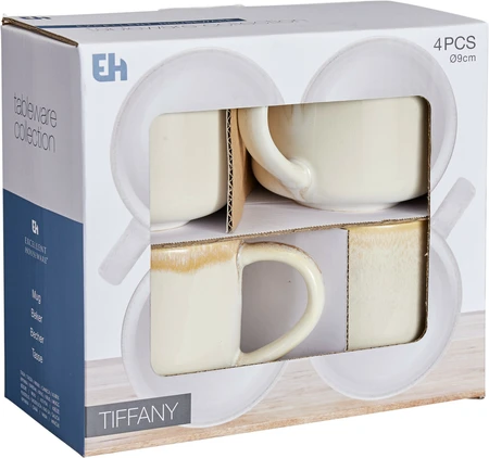 Beker 332Ml Zand Set 4 stuks - afbeelding 3