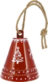 Bel Met Jute Touw 19X23cm Rood - afbeelding 4