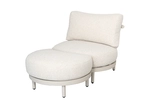 Belize fauteuil met hocker - afbeelding 1