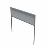 Bergamo zonwerende zijwand 3m