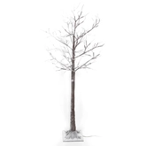 Berkenboom met sneeuw H 160 cm 144L classic warm 5m lead IP44 36V