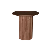 Bijzettafel Hamar L 56 x B 42 x H 56 cm walnut