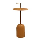 Bijzettafel oker D30x56/67cm