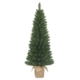 Black Box Kunstkerstboom Gerlos op jute voet - H 75 x D 36 cm