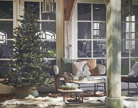 Black Box Kunstkerstboom Macallan groen - incl 168 lampjes - H 155 x D 104 cm - afbeelding 4