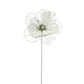 Bloem tak l.groen glitter - l45cm