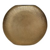 Bloemenvaas Brass antique - 33 x 9 x 37 cm - afbeelding 1