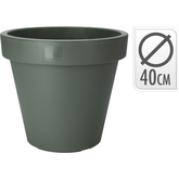 BLOEMPOT EK ROND 40CM GROEN