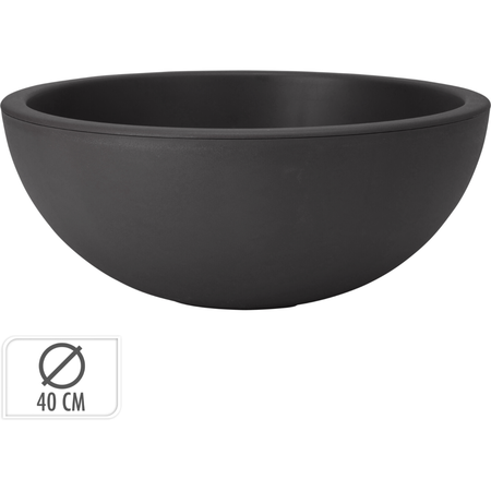 BLOEMPOT EK ROND 40XH16CM - afbeelding 1