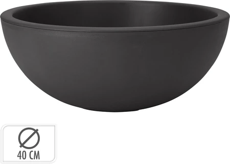 Bloempot Ek Rond 40Xh16Cm - afbeelding 1