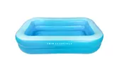 Blue Mono Paddling Pool - 210x132 cm