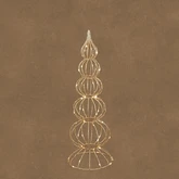 Boom champagne warm wit 60 led battery operated en timer - h60xd20cm