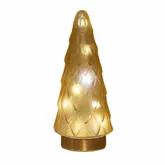 Boom glas 24.5x10.5cm mat goud - afbeelding 1