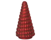 Boom glas d10h20.5cm rood