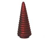 Boom glas d12h30cm rood
