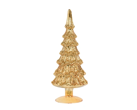 Boom glas d14h35cm goud
