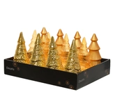 Boom glas d8.5h17.5cm goud a3 - afbeelding 2