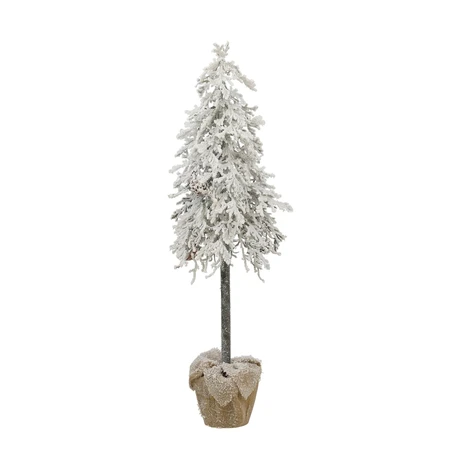 Boom in pot wit flocked - h120xd35cm