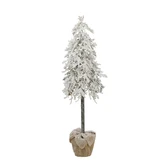 Boom in pot wit flocked - h120xd35cm