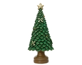 Boom polyresin L10b10h23cm groen