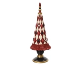 Boom polyresin L10b10h28cm rood