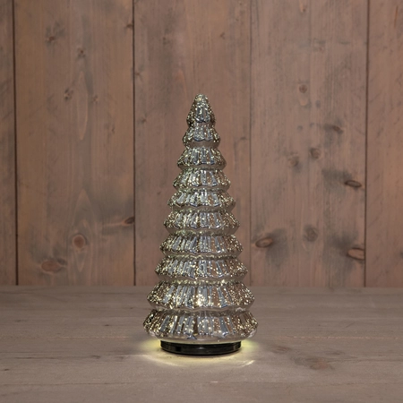 Boompje glas draaiend 30cm antrct - afbeelding 2