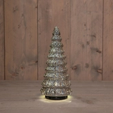 Boompje glas draaiend 30cm antrct - afbeelding 2